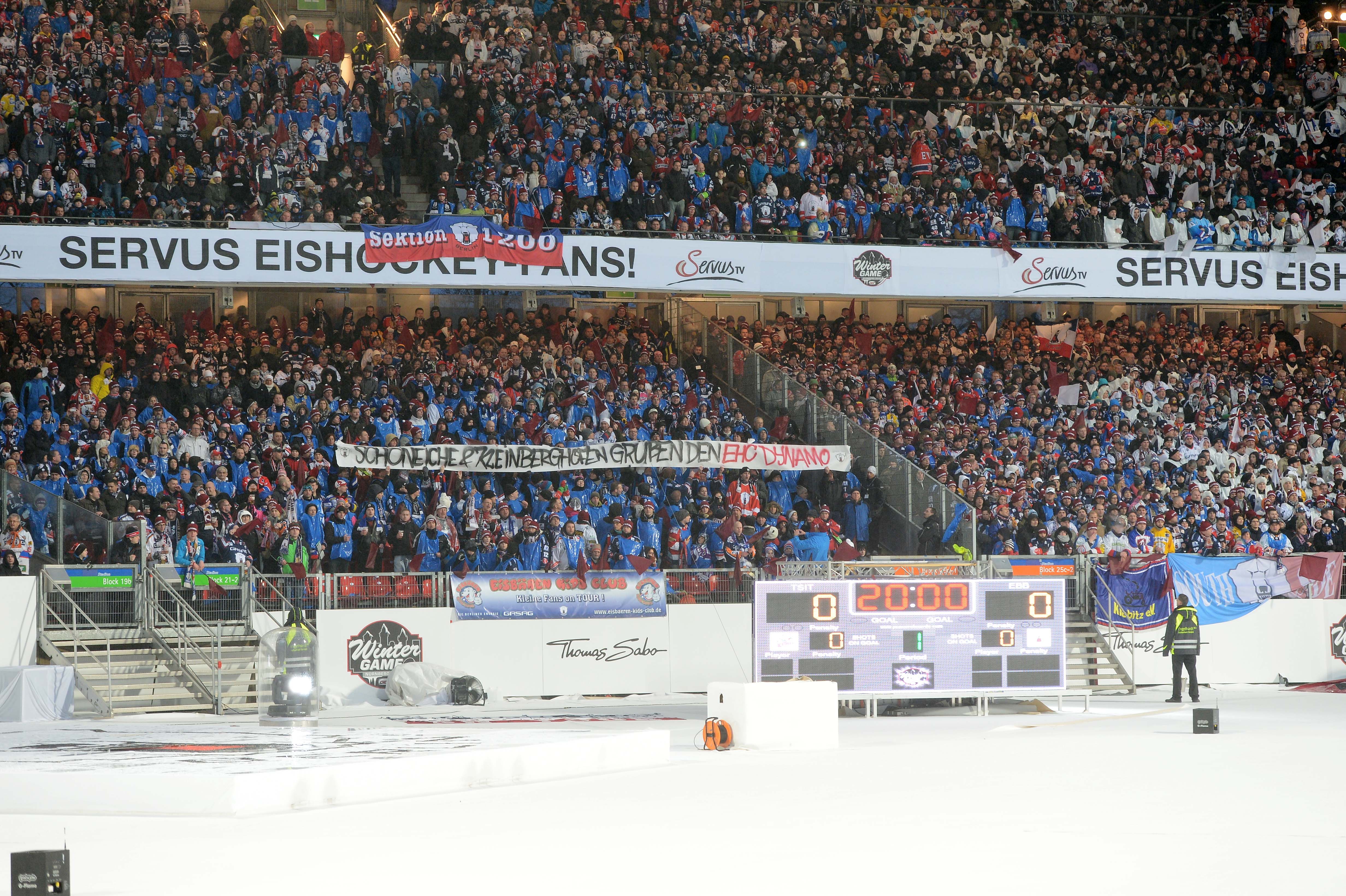 Eishockey – Deutsche Eishockey-Liga – DEL – Saison 2012-2013 – DEL Wintergame 2013 – Thomas Sabo Ice Tigers gegen Eisbren Berlin – Tag 3 – 05.01.2013 – im Stadion Nrnberg –